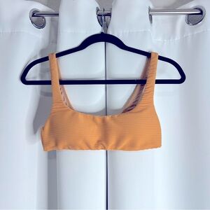 J. Crew Rib Scoop Bikini Top - Small